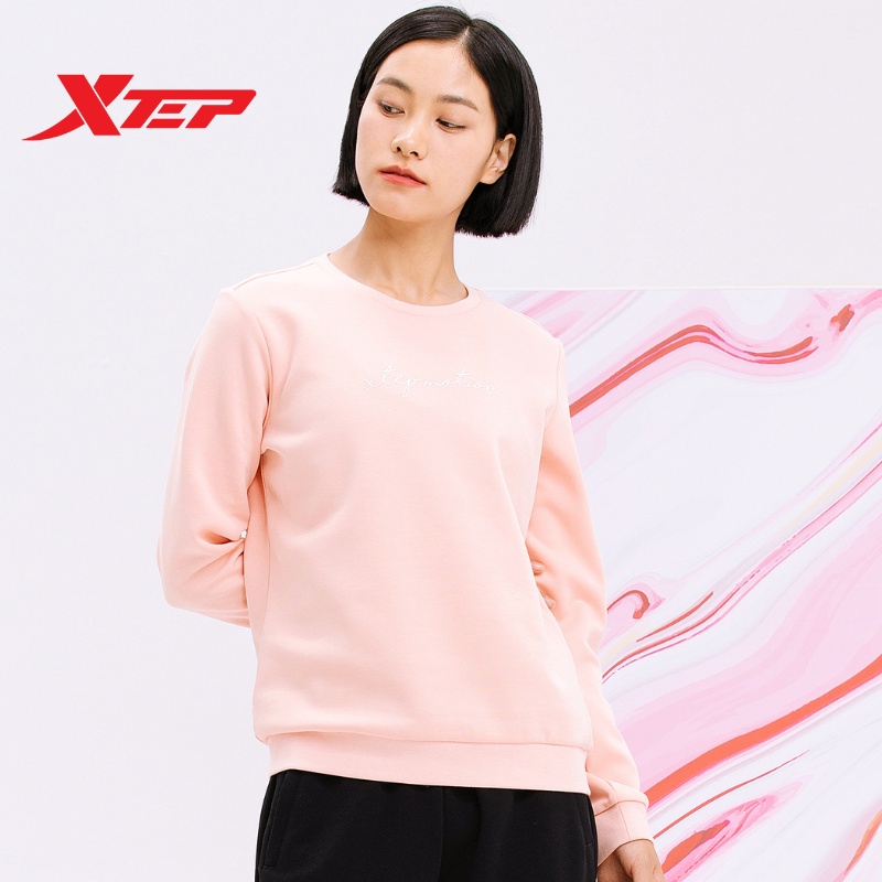 Áo nỉ thể thao nữ Xtep, sweater Nữ thiêt kế thời trang, phong cách, chất liệu thoáng mát 879328920118