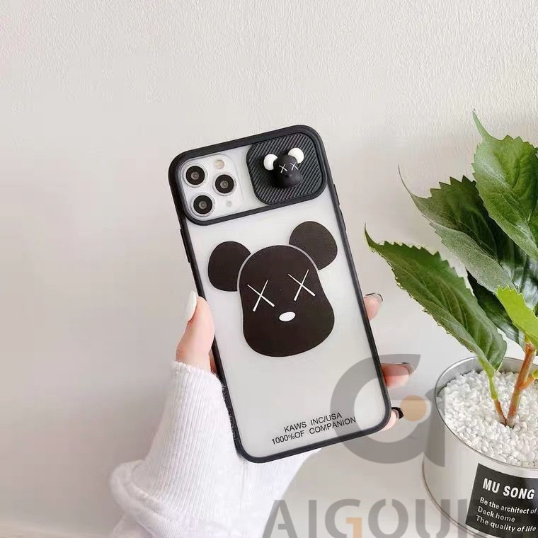 Ốp Điện Thoại Có Nắp Trượt Bảo Vệ Camera In Hình Gấu Dành Cho Iphone 7 7p 8 8p X Xr Xs Max 11 Pro Max Max 12 Pro Max | BigBuy360 - bigbuy360.vn
