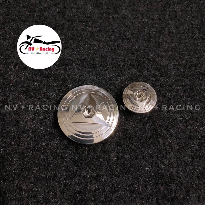 Bộ ốc mâm lửa ( nút đề ) 2 bên Honda &amp; Yamaha inox