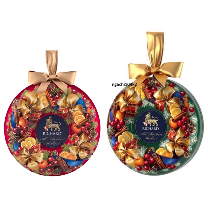 TRÀ NGA RICHARD ALL THE BEST WISHES HỘP THIẾC 80G