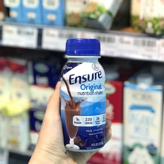 [Date 09/2021]-Thùng 30 chai Sữa ensure nước socola 237ml