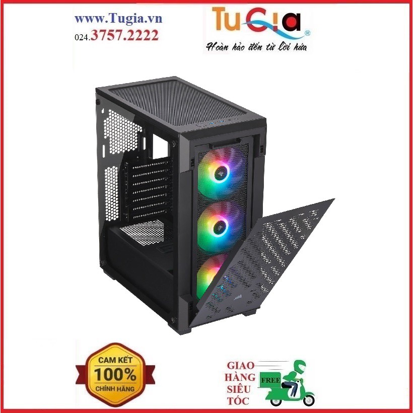 Vỏ máy tính kính cường lực Corsair iCUE 220T Airflow Black