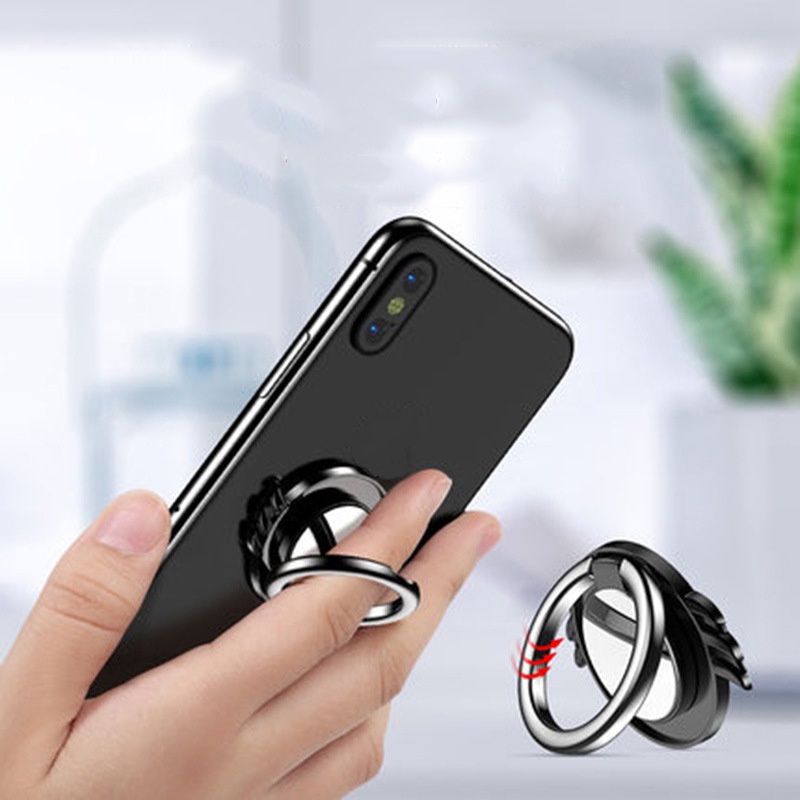 Giá Đỡ Điện Thoại Di Động Hình Đôi Cánh Thiên Thần, Giá Đỡ Dạng Nhẫn Đa Chức Năng Cho Điện Thoại