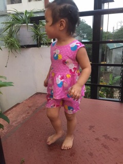 Set bộ lanh bé gái kèm ảnh thật