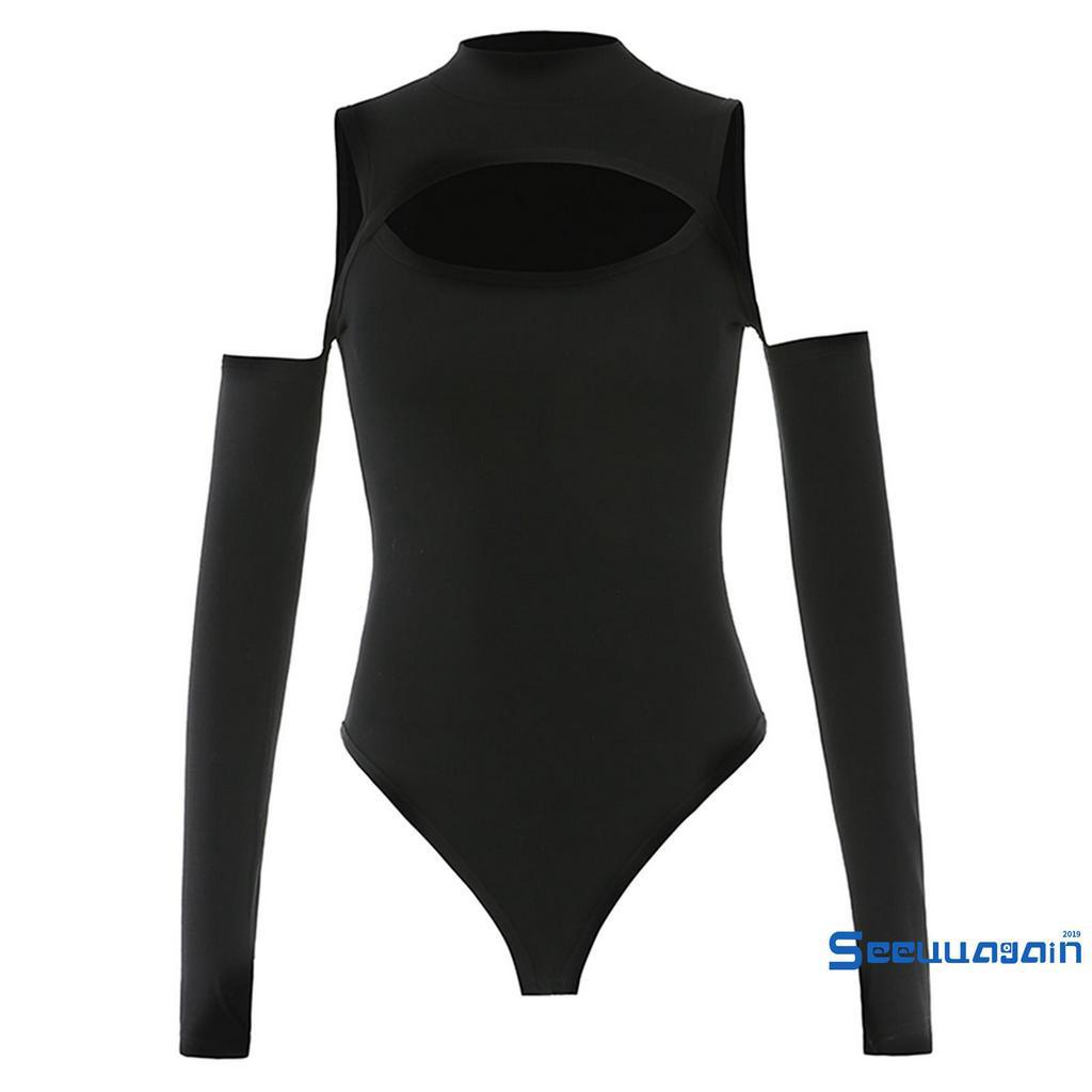 Jumpsuit Tay Dài Thời Trang Quyến Rũ Cho Nữ