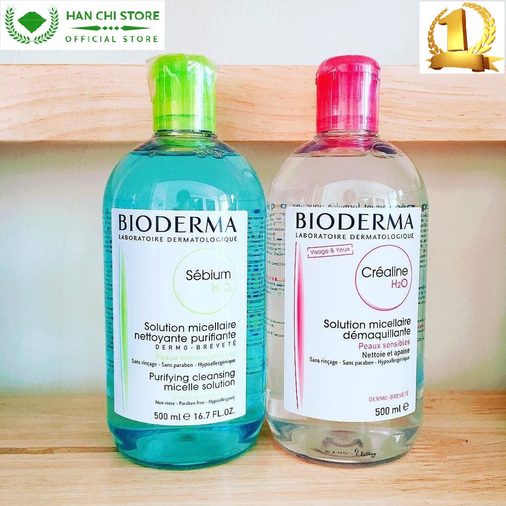 Nước Tẩy Trang Bioderma Pháp 500ml Dành Cho Da Dầu Mụn Da Khô Nhạy Cảm, Nước Tẩy Trang Bioderma Dưỡng Ẩm Chính Hãng | BigBuy360 - bigbuy360.vn
