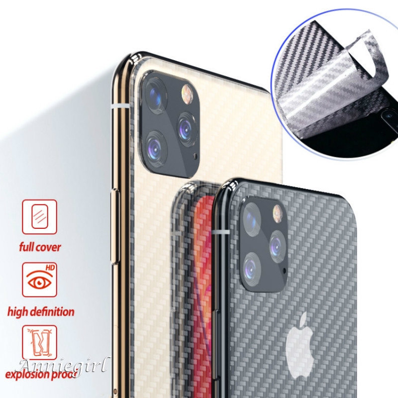 Miếng dán sợi carbon bảo vệ mặt sau điện thoại Iphone 11 Pro Max