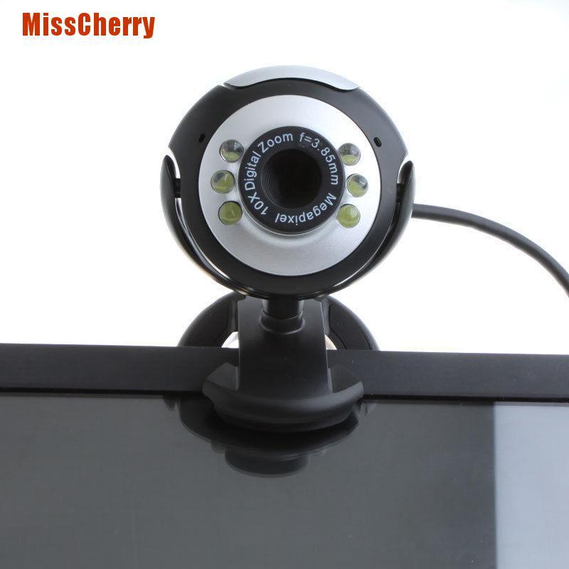 Webcam 6 Đèn Led Hd Usb 2.0 50.0m Kèm Mic Cho Máy Tính | BigBuy360 - bigbuy360.vn