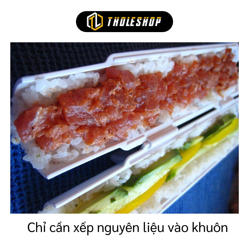 Dụng Cụ Làm Shushi - Khuôn Làm Cơm Cuộn, Kimbap Dễ Dàng, Nhanh Chóng 6667