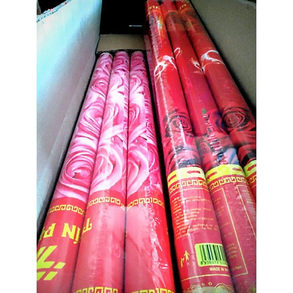 6 cây pháo giấy hoa hồng mix trái tim dùng cho đám cưới, sự kiện