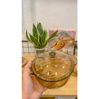 BỘ NỒI THUỶ TINH KÈM 4 BÁT