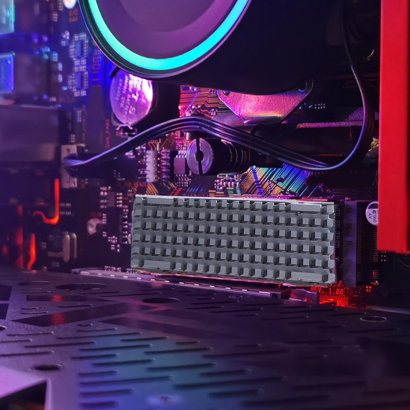 Bộ Tản Nhiệt Graphene PCI-E NVME 2280 Bằng Đồng Cho Ổ Cứng SSD M.2