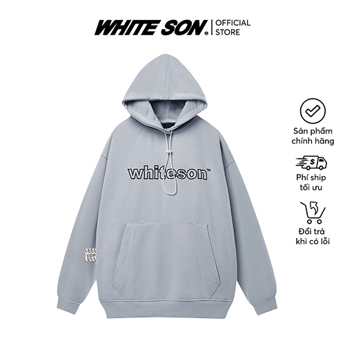 ÁO KHOÁC HOODIE "LOGO SS20" MIST GREY