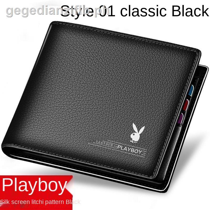 Playboy Ví Da Ngắn 9ACO Đựng Bằng Lái Xe Trẻ Trung Cho Nam