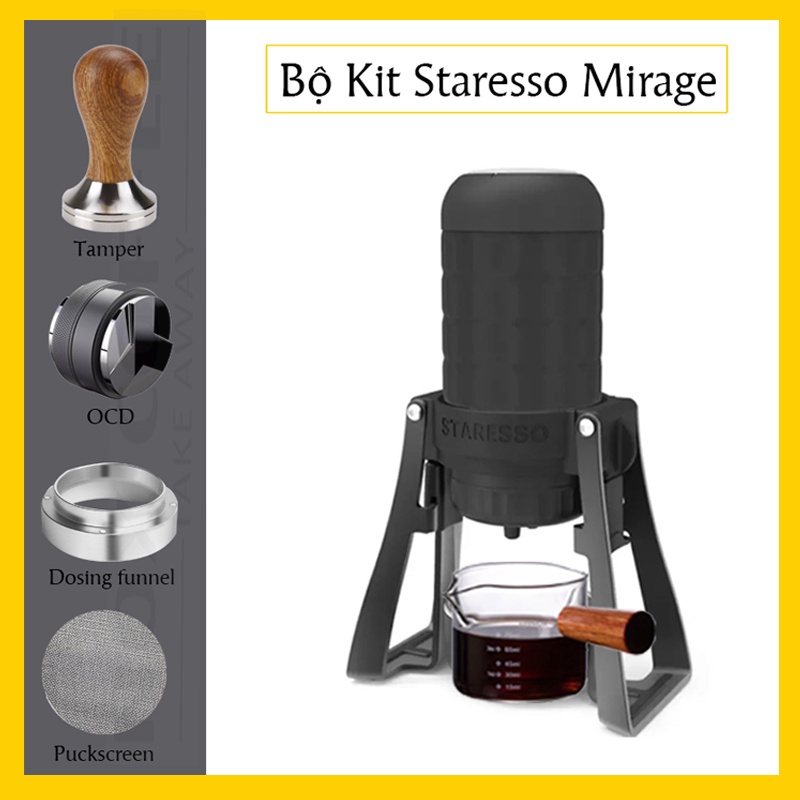 Bộ Kit Cho Staresso Mirage | Tamper, Ocd, Dosing, Puckscreen