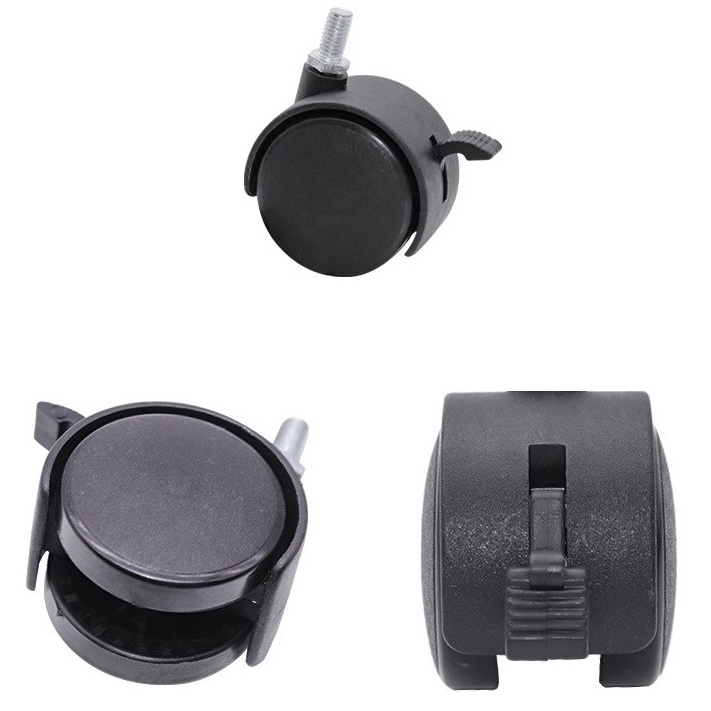 Bánh xe nhựa có khóa Bánh xe quạt hơi nước  Nguyên Việt chạy êm, bền chắc