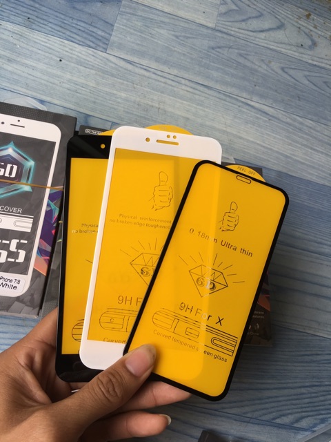 Kính cường lực full màn lp phủ nano siêu mượt rất dễ dán 6/6s/7/8/7plus/8plus