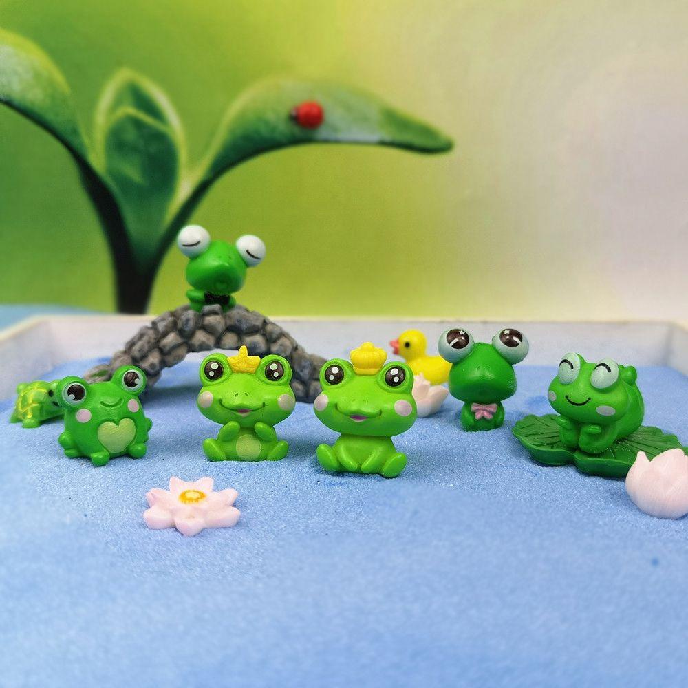 RALPH Mô Hình Chú Ếch Mini Bằng Nhựa Resin Trang Trí Tiểu Cảnh DIY