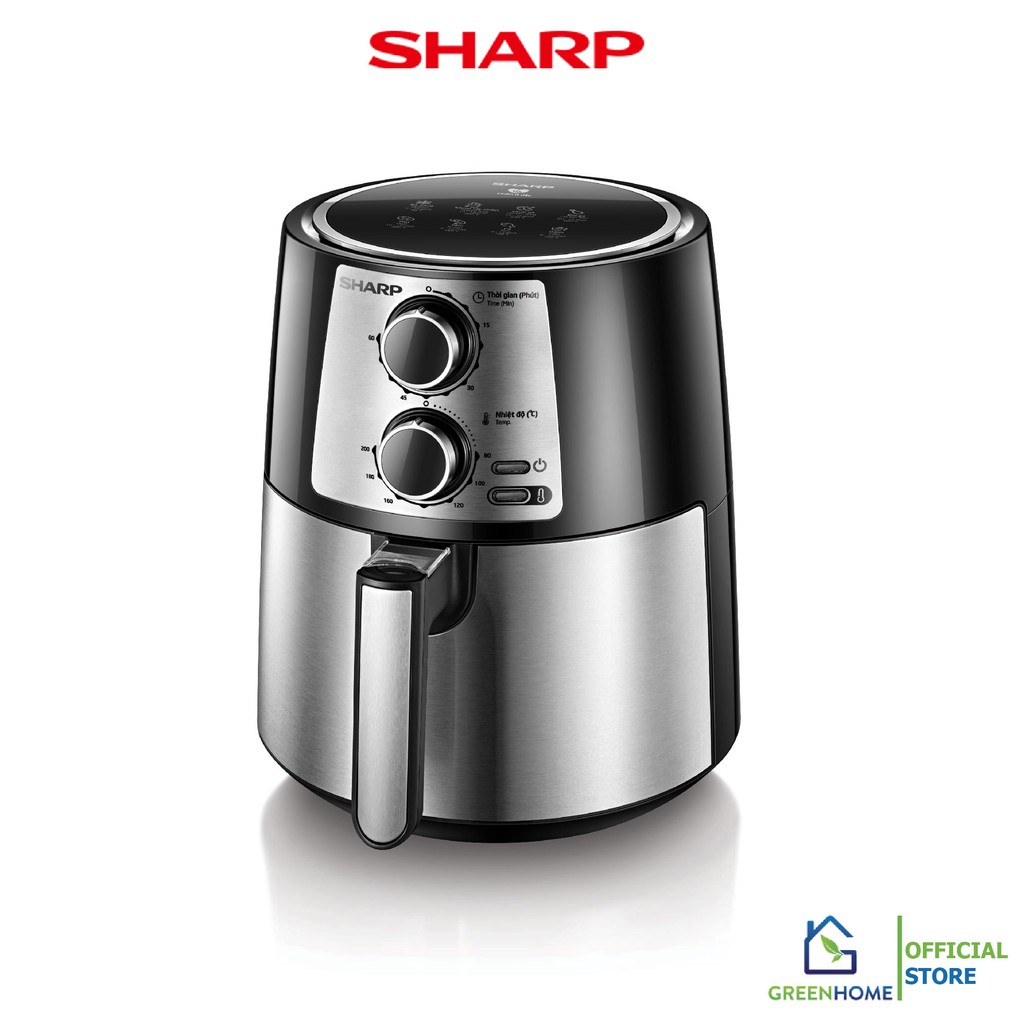 Nồi chiên không dầu Sharp KF-AF42MV-ST (Hàng chính hãng, Dung tích 4.2 lít, Bảo hành 12 tháng Toàn Quốc)