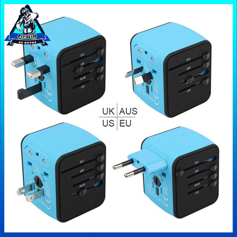 Bộ chuyển đổi 4USB 4 phích cắm cho hầu hết các quốc gia Đầu ra 5V Bộ sạc du lịch Bộ chuyển đổi phích cắm [8/11]