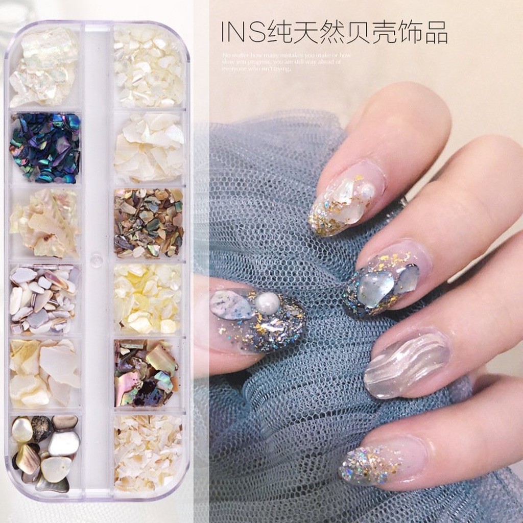 Xà cừ nổi - phụ kiện nail