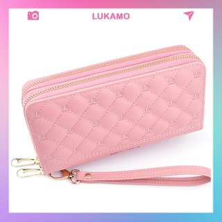 Ví nữ cao cấp cầm tay thời trang nhiều ngăn giá rẻ LUKAMO VD285