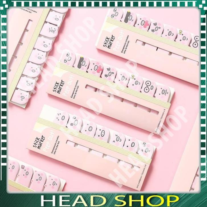 GIẤY NOTE NHÃN DÁN HÌNH HEO ĐÁNG YÊU HEADSHOP