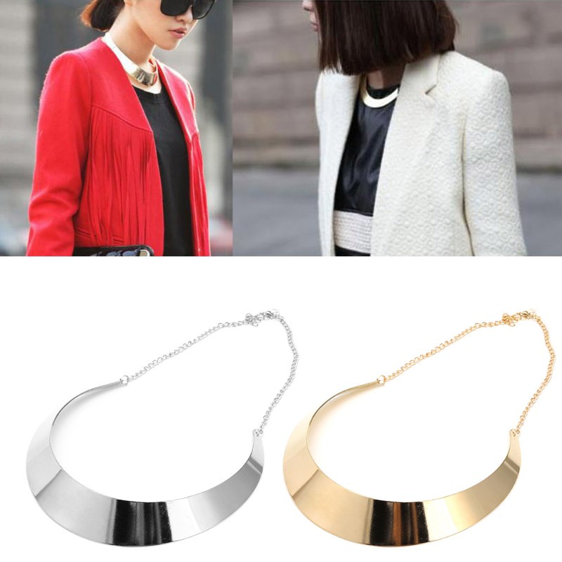 vòng cổ Hợp Kim Mạ Vàng / Bạc Phong Cách Vintage Thời Trang