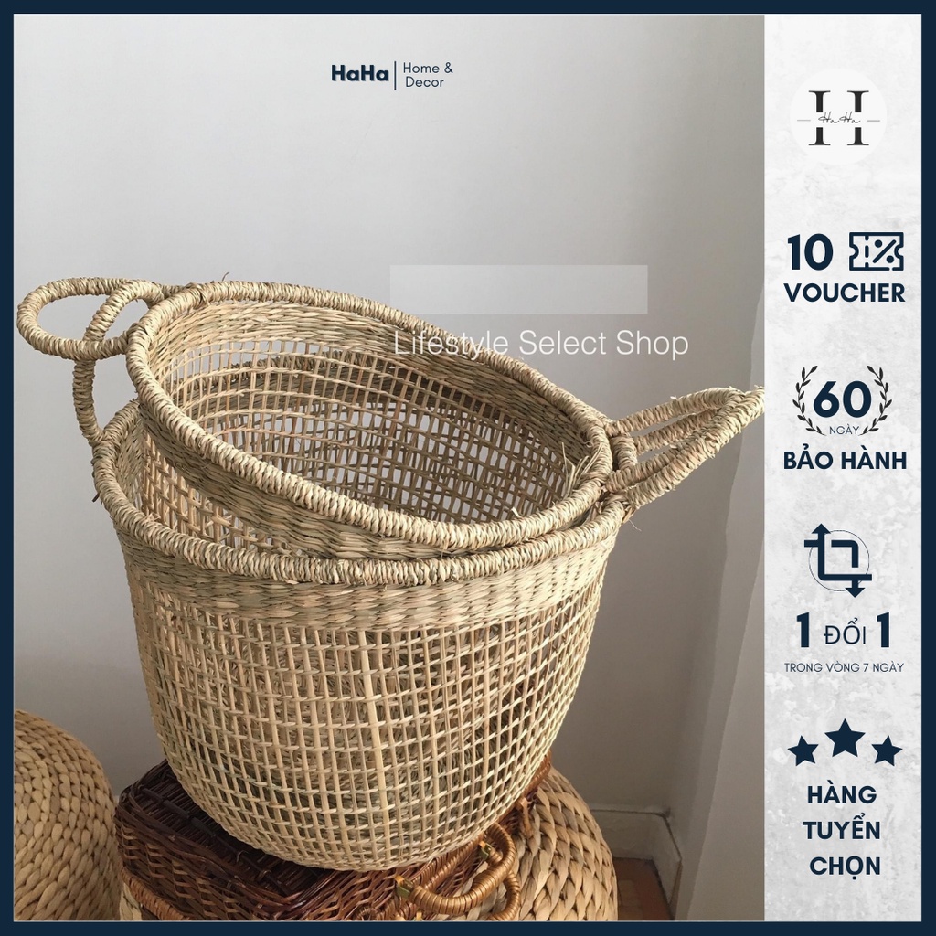 Giỏ lục bình Decor cây cảnh - Trang trí nhà cửa GLB03