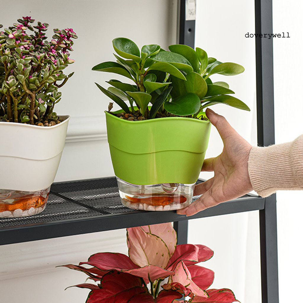 Chậu hoa bằng nhựa PP tự tưới nước có thể tháo rời tiện dụng