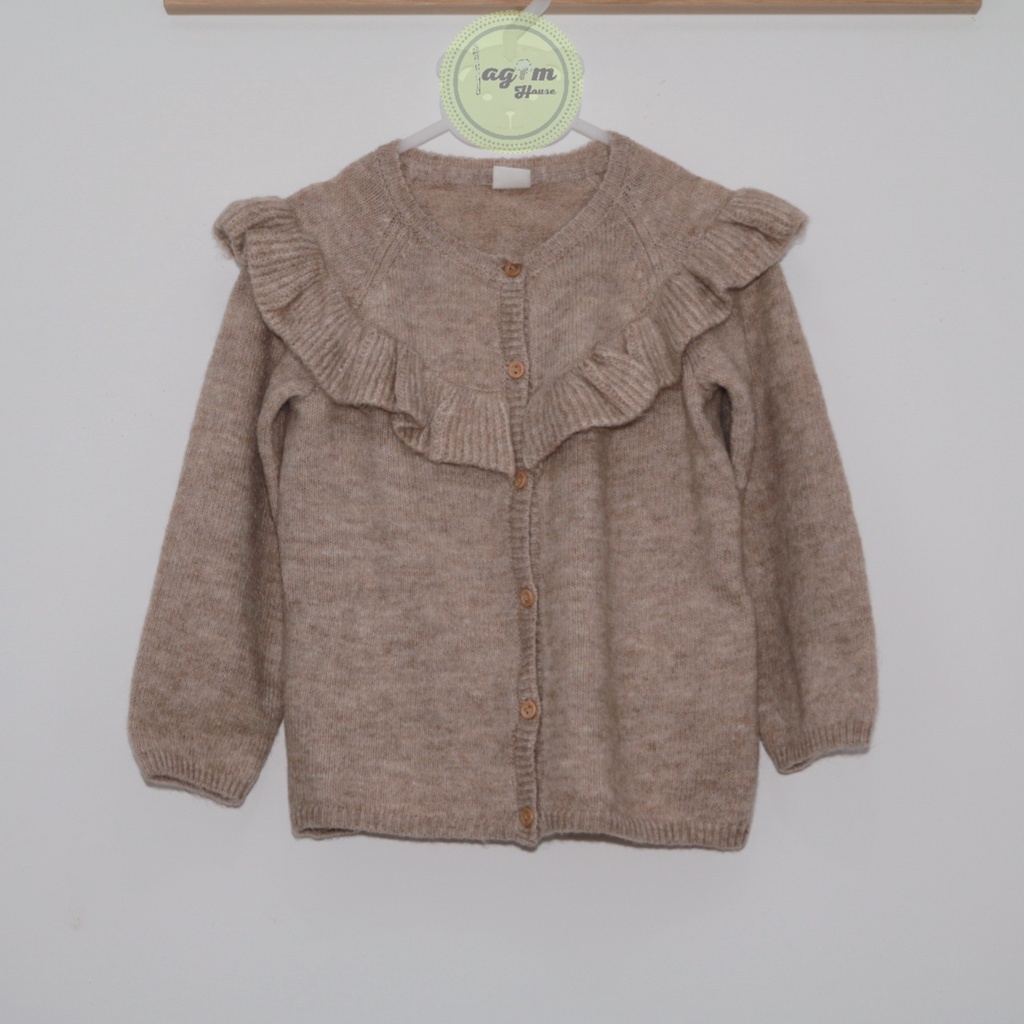 Áo khoác len cardigan HM dư xịn cho bé gái 6-15kg - Lagim House