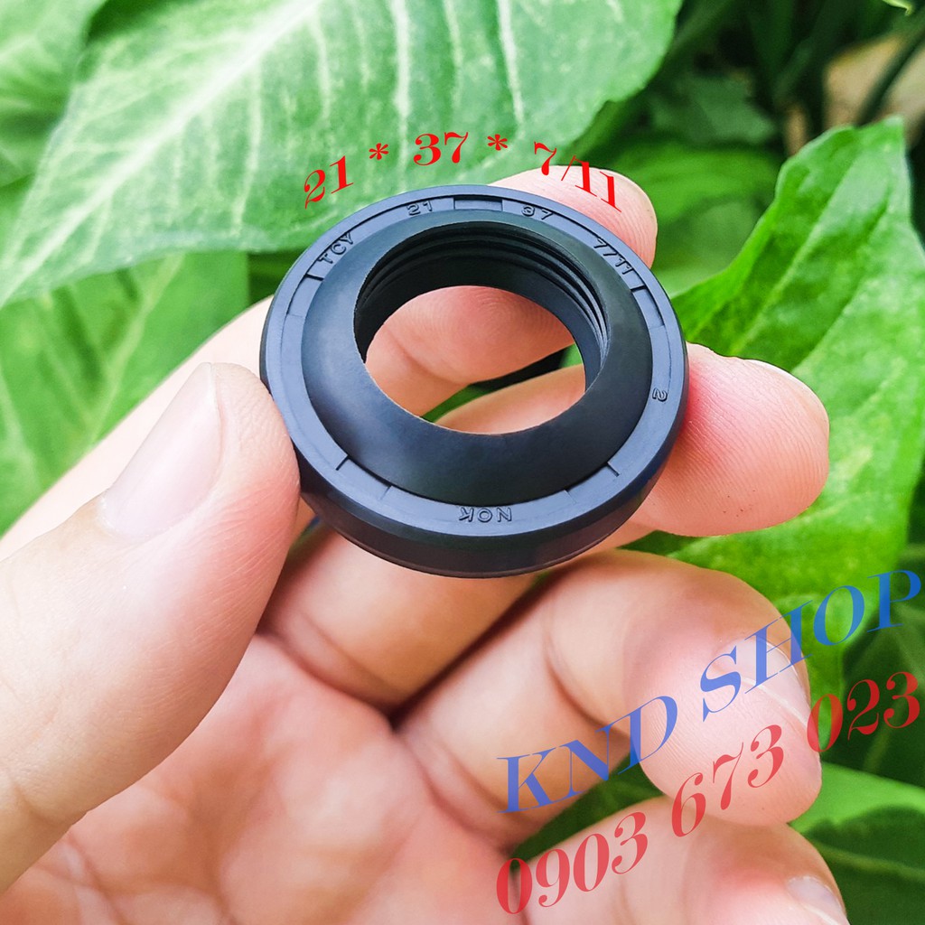 Phốt đùm bánh trước TCY 21*37*7/11 cho các dòng xe Dream, Wave, Future, Winer... bảo vệ vòng bi 6301 | KND Shops