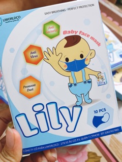 Khẩu trang em bé Lily