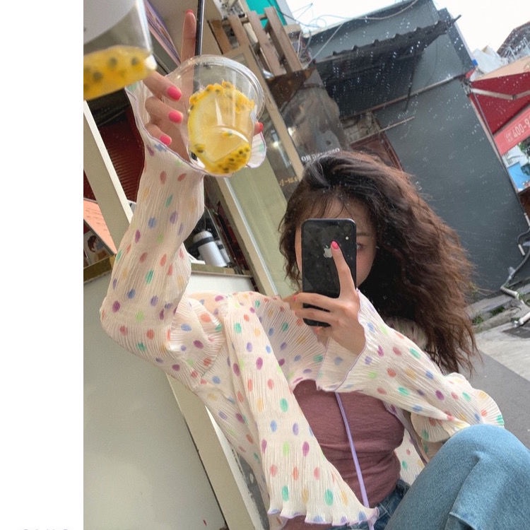 Bán Chạy!F &amp; X Áo Thun Lụa Lạnh Tay Dài Chống Nắng Mùa Hè 2021 Phong Cách Mới Dễ Phối Đồ Cho Nữ