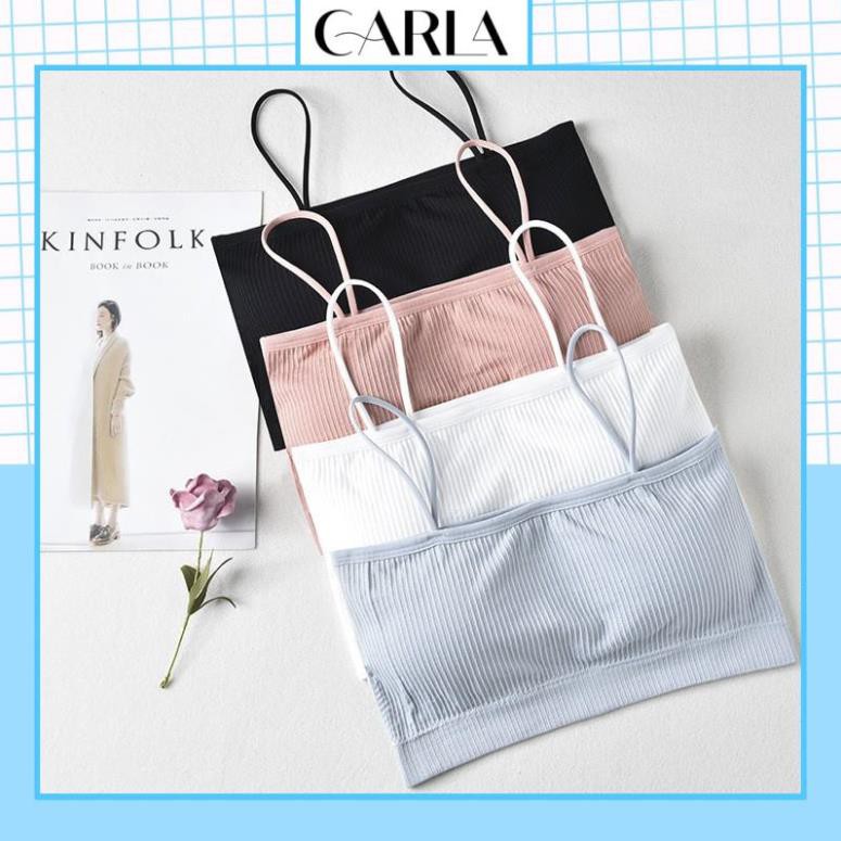 [Che Tên] Áo Bra Cotton CARLA 2 Dây Gợi Cảm Trẻ Trung BR02