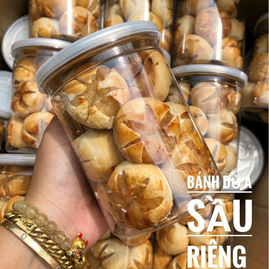 Bánh Dừa Sầu Riêng Đồng Tiền