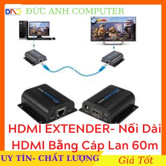 HD Extender 60M SFX (Nối Dài HDMI bằng Dây LAN 60m)