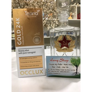 Mặt nạ kem mỹ viện Teana Gold 24k Occlux liệu pháp trẻ hóa da và cải thiện sắc tố da ngay trong lần đầu
