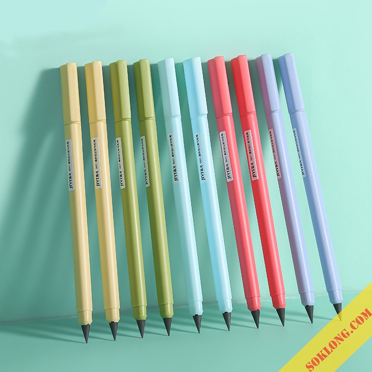 Bút chì vĩnh cửu màu Pastel B52 không cần gọt, bút chì ngòi siêu bền giảm mài mòn cho học sinh văn phòng