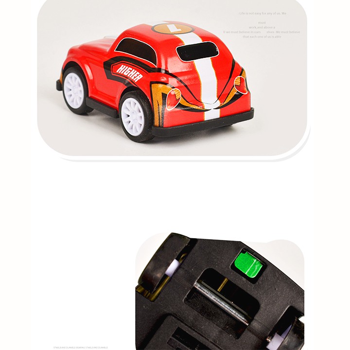 Ô tô đồ chơi mini, đồ chơi ô tô cho bé có dây cót nhiều màu sắc ngộ nghĩnh BBShine – DC048