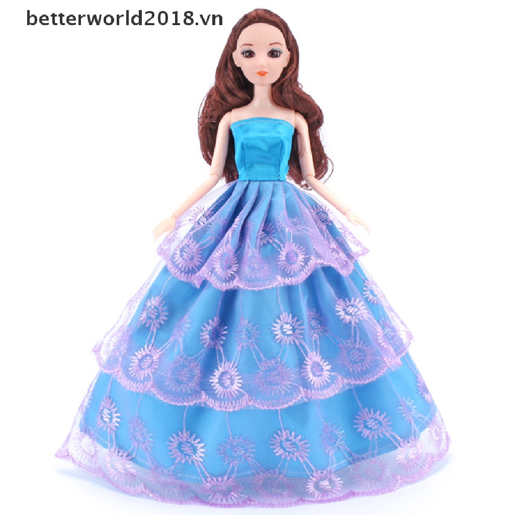 Set 5 Đầm Công Chúa Đồ Chơi Cho Búp Bê Barbie 29CM 2018