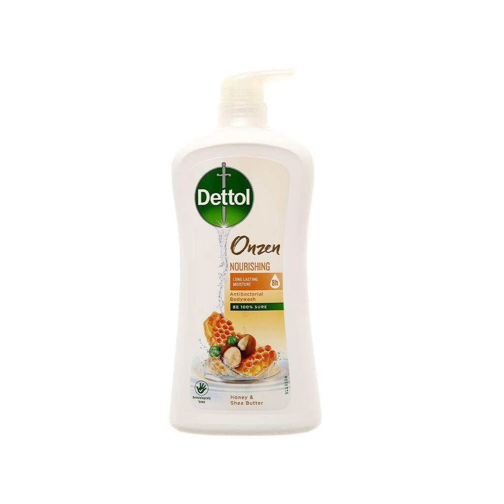 Sữa tắm Dettol Hương Mật Ong + Bơ Hạt Mỡ chai 950g Có Vòi Bơm Tiện Dụng