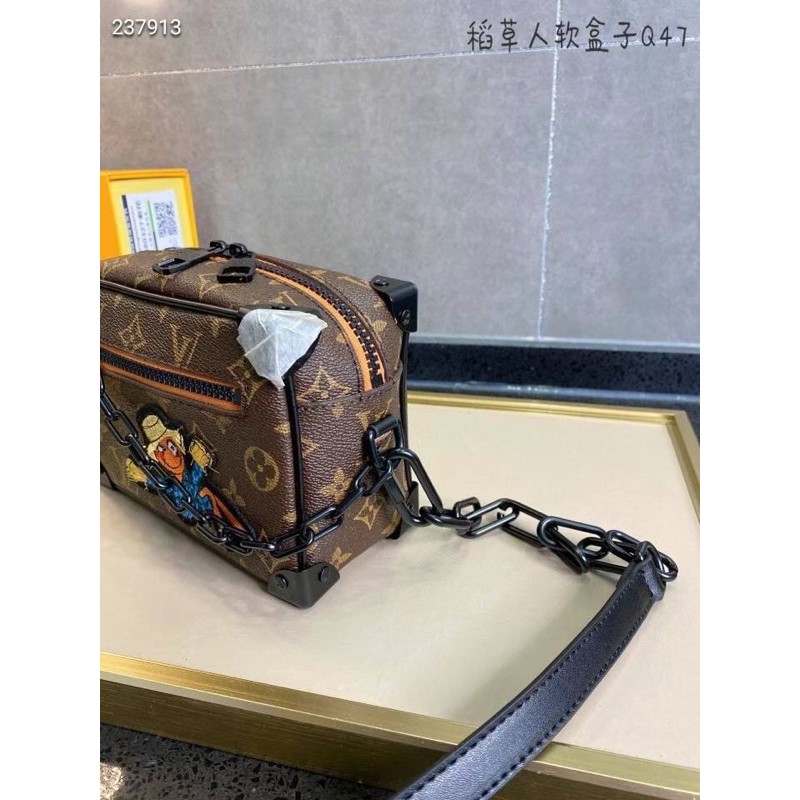 Túi đeo chéo dạng hộp LV cao cấp