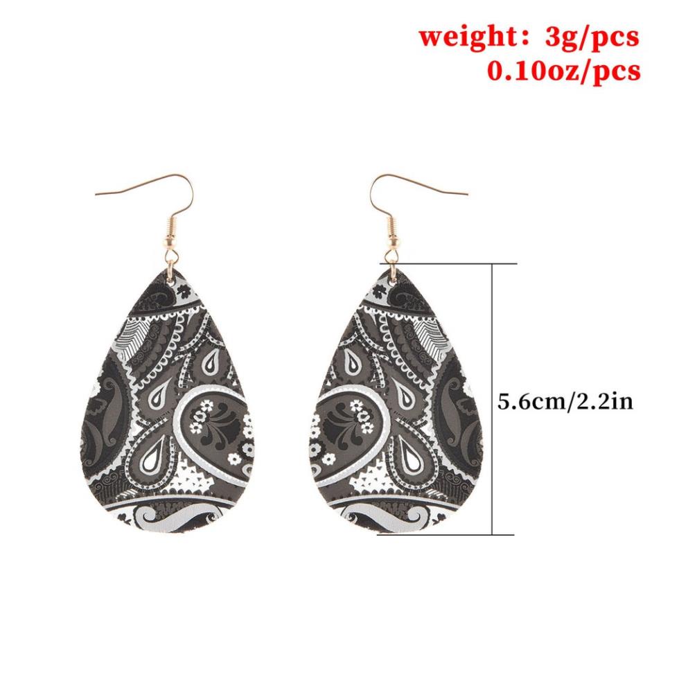 (025) Khuyên Tai, Hoa Tai Sequin Nữ Phong Cách Hiphop Vintage