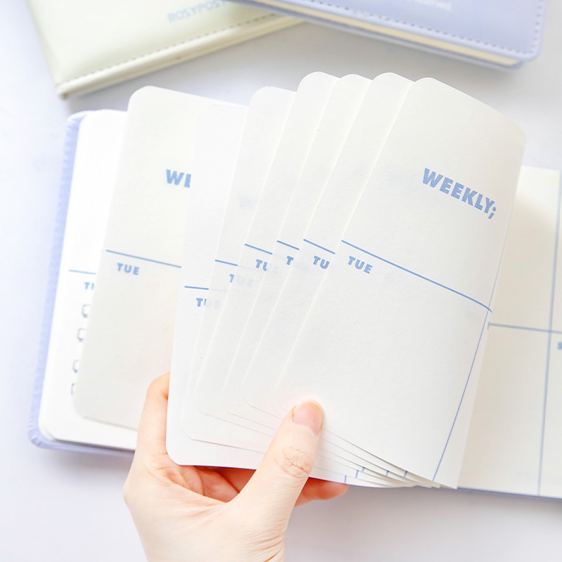 Sổ Tay Bằng Da ∞ ins Hình Vuông Có Khóa Từ Tính Đa Chức Năng Dùng Lên Kế Hoạch Hàng Ngày