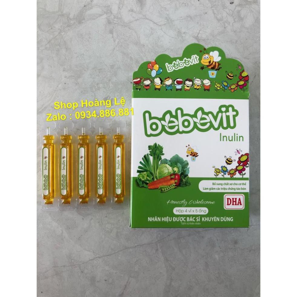 Bebevit Inulin - bổ sung chất xơ, giảm triệu chứng táo bón