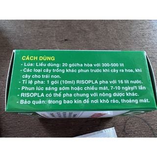 Phân bón hữu cơ Risopla II gói 10ml (hoa đẹp lâu tàn, chiết giâm cành nhanh ra rễ)