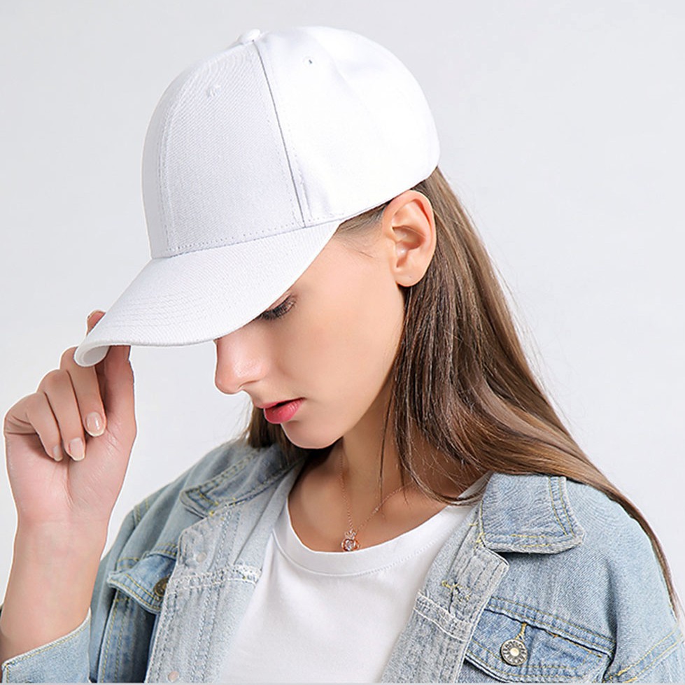 Nón Lưỡi Trai, Nón Kết Nam Màu Trắng