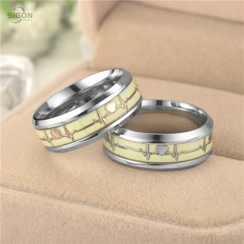 Mới Nhẫn Đeo Tay Phát Sáng Trong Bóng Tối Độc Đáo Màu Sắc