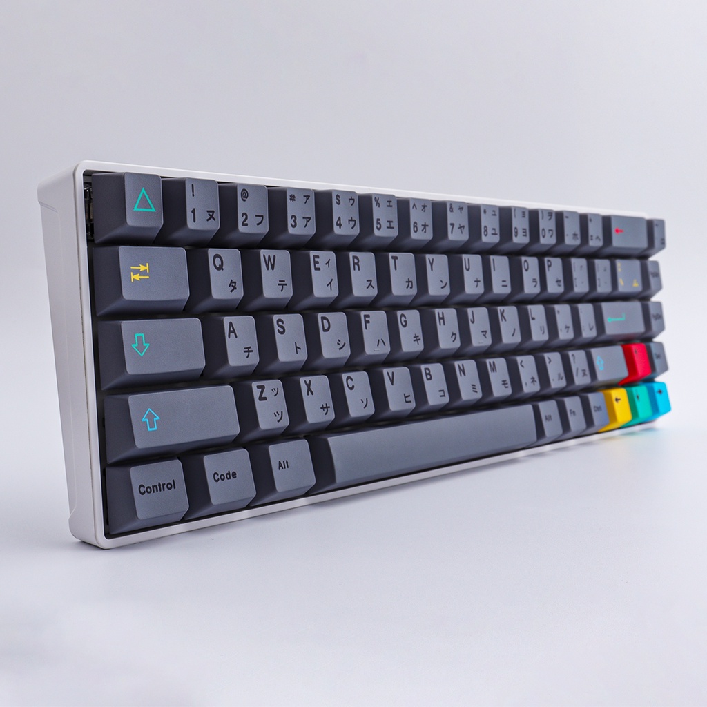 GMK 8001 PBT Keycap, 129 phím keycaps Cherry Profile DYE-SUB Cá nhân hóa GMK Striker Keycaps cho Bàn phím cơ / Bàn phím cơ chơi game